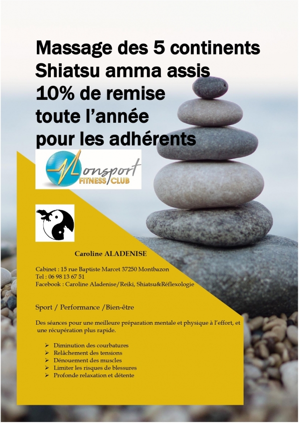 Massage des 5 continents Shiatsu amma assis
