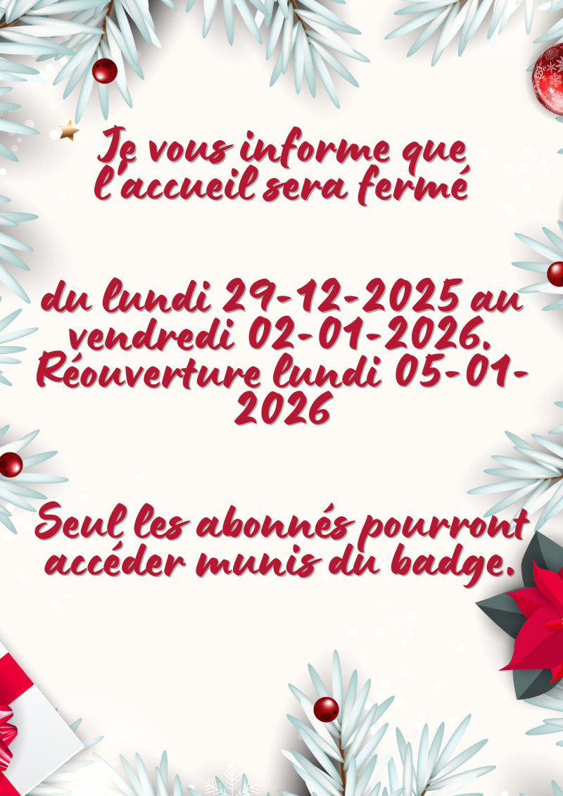 Affiche Annonce Fête de Noël Simple Illustré 